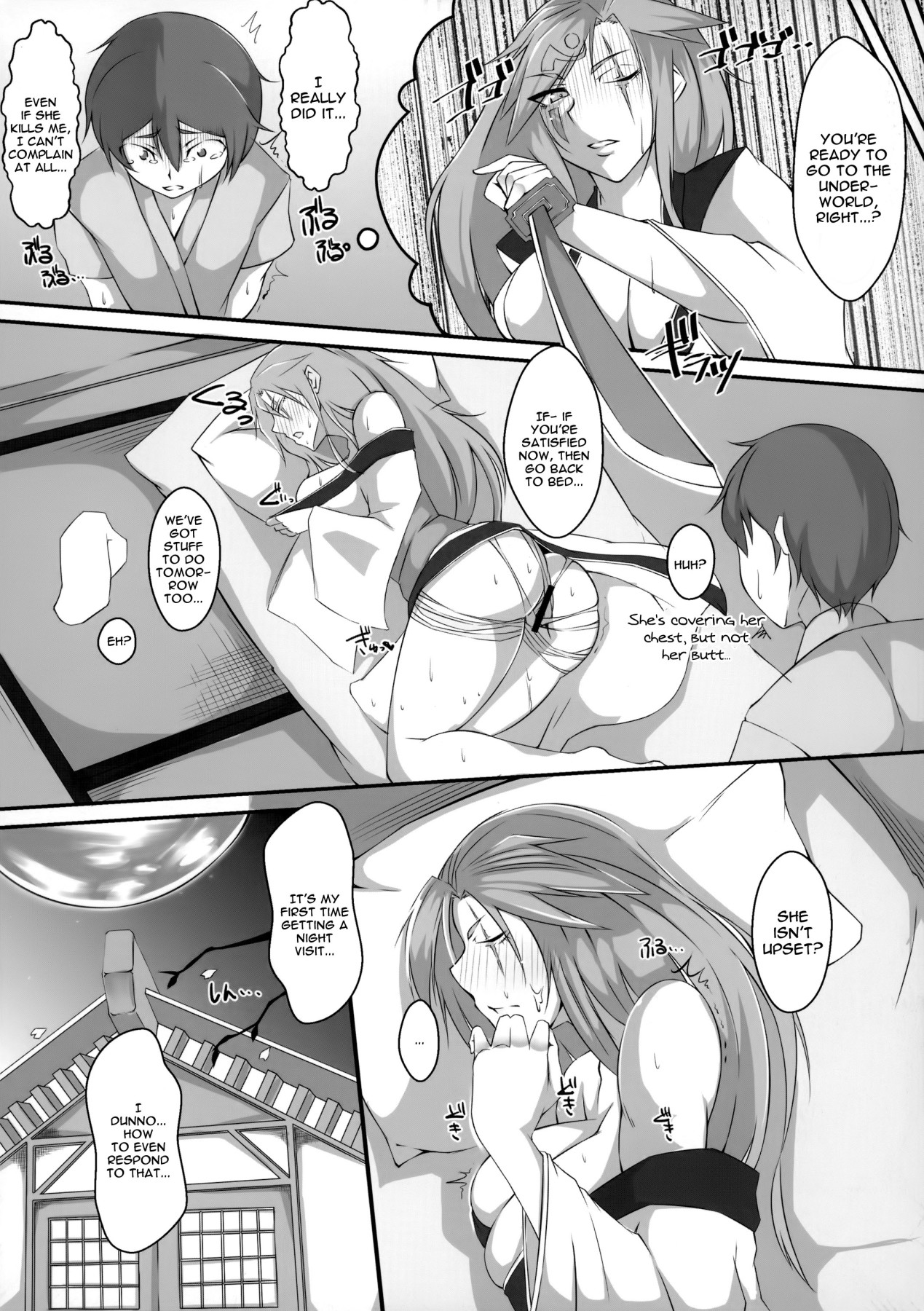 Hentai Manga Comic-A Book About Baiken-san Getting Fucked By a Shota-Read-11